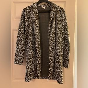 Cardigan black and white size S